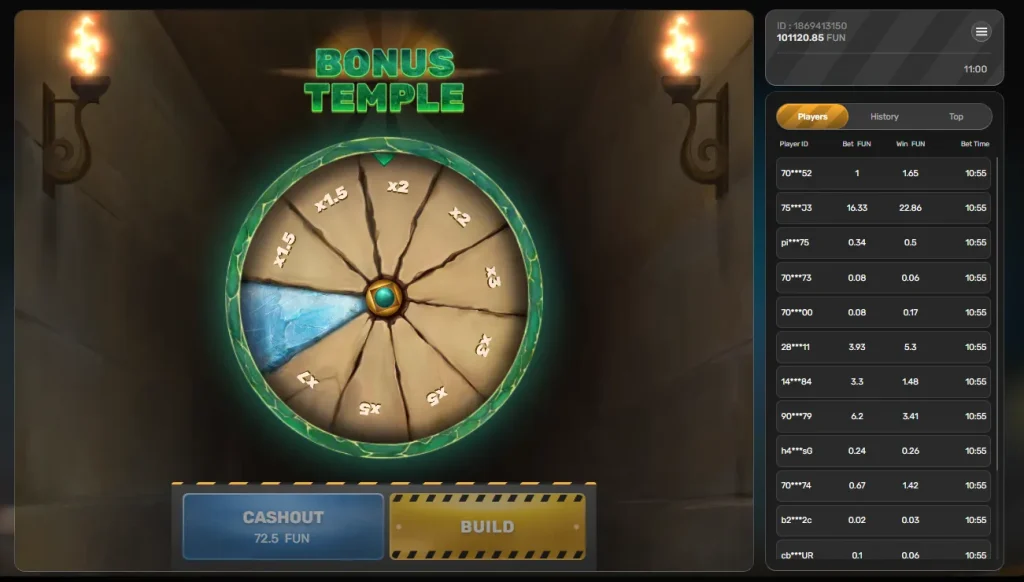 Tower Rush Galaxsys Slot